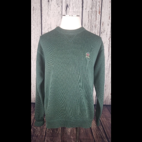 Vintage Crest Logo Green Tommy Hilfiger 